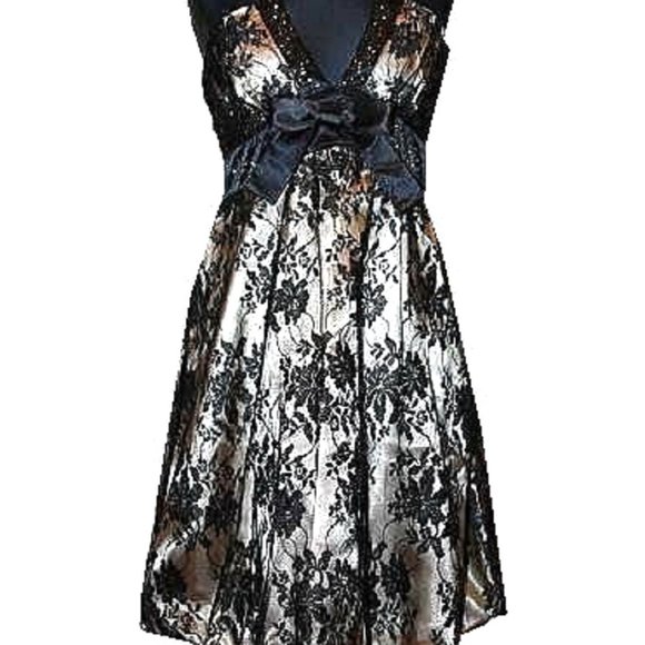 River Island Dresses & Skirts - Lace dress RIVER ISLAND Floral Swarovski Sleeveles